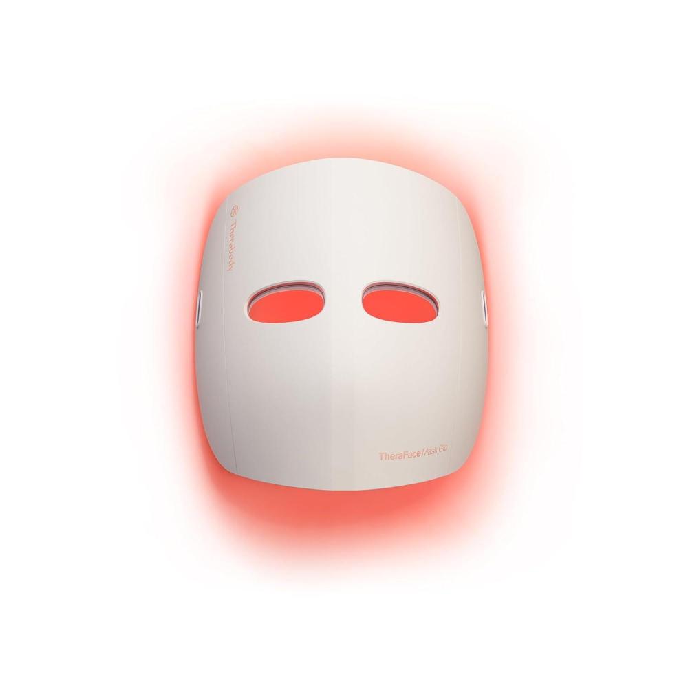 imageTheraFace Therabody Mask Glo  Cordless LED Skincare Face Mask with RedBlueInfrared Light amp Relaxing Scalp Massage for Glowing HealthierLooking Skin  FDA ClearedMask Glo