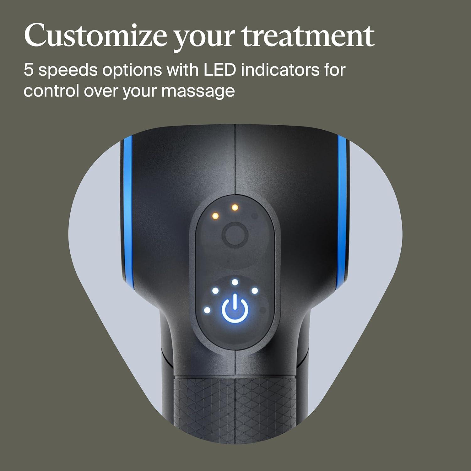 imageTheraGun Therabody Prime Plus Heated Powerful Massage Gun for Enhanced WarmUp amp Workout Recovery Quiet Deep Tissue Massager for Body and Back Pain Relief Leg amp Back Massager with HeatPrime G5