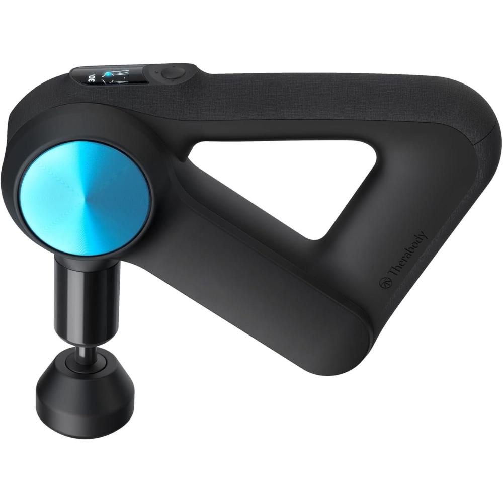 imageTherabody Theragun PRO Plus  6in1 Deep Tissue Percussion Massage Gun Handheld Personal Massager for Full Body Pain Relief amp Muscle Tension with Biometric Breathwork Vibration amp Heated AttachmentsBlack  5th Gen
