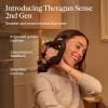 TheraGun Sense (2nd Generation) Massage Gun by Therabody – Relaxing Massage Gun with Built-in Guided Routines for Easy Stress Relief, Tension & Sleep(Black (2nd Gen))