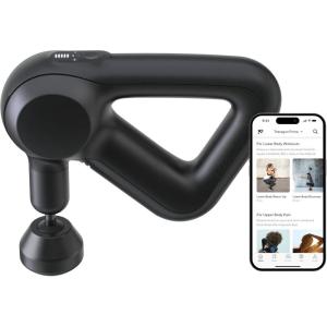 TheraGun Therabody Prime Plus Heated, Powerful Massage Gun for Enhanced Warm-Up & Workout Recovery – Quiet Deep Tissue Massager for Body and Back Pain Relief – Leg & Back Massager with Heat(Prime G4)