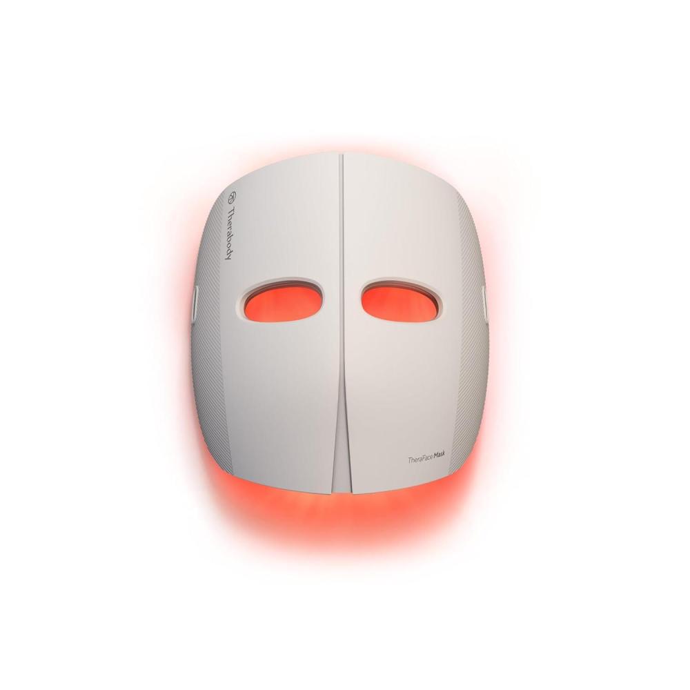 imageTheraFace Mask by Therabody LED Light Therapy Skincare Face Mask with Vibrating Massage Blue amp Red Light Therapy and Facial Massager for Wrinkles Skin Tightening amp Dark Spots FSA Eligible