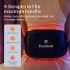 Therabody ThermBack LED – 4-in-1 Back Wrap with Heat, Far Infrared, Vibration and LED Light Therapies for Lower Back Pain Relief