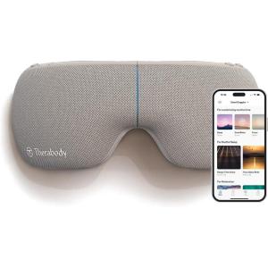 TheraGun Therabody SmartGoggles (1st Generation) Heated Eye Mask, Blackout Sleep Mask & Temple Massage for Personalized Relaxation, Headache Relief(Smartgoggles (1st Generation))